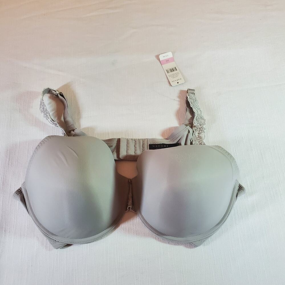 Natori Womens Bra Size 40D Gray NWT T-Shirt Underwire Padded Contour Everyday